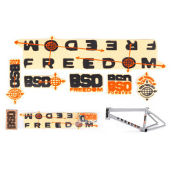 Набір наклейок freedom frame купити в Україні на BSD BMX