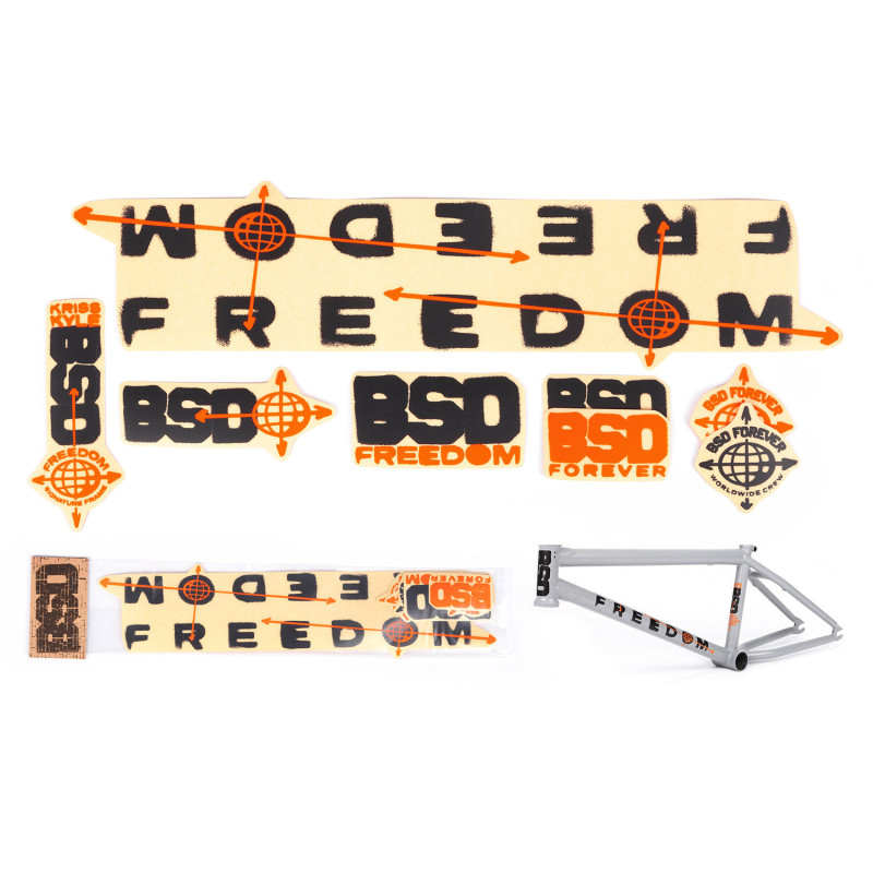 Набір наклейок freedom frame купити в Україні на BSD BMX Набір наклейок freedom frame купити в Україні на BSD BMX