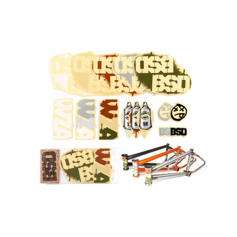 Wza frame sticker pack купити в Україні на BSD BMX Wza frame sticker pack купити в Україні на BSD BMX