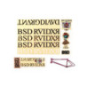 Набір наклейок raider frame купити в Україні на BSD BMX