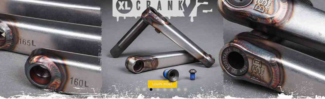 BSD SUBSTANCE XL V2 CRANKS NOW IN 160mm